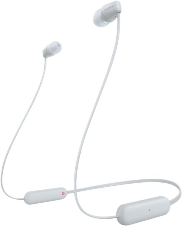 Sony WI-C100 Wireless in-ear Bluetooth Headphones with built-in microphone - White - Image 2