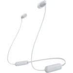 Sony WI-C100 Wireless in-ear Bluetooth Headphones with built-in microphone - White