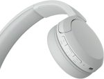 Sony WH-CH520 Wireless Headphones Bluetooth On-Ear Headset with Microphone - White - Image 2