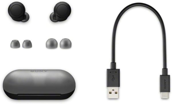 Sony WF-C500 Truly Wireless In-Ear Bluetooth Earbud Headphones with Mic and IPX4 water resistance - Black - Image 8
