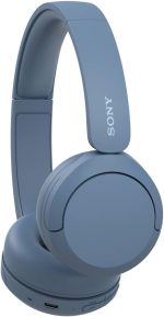 Sony WH-CH520 Wireless Headphones Bluetooth On-Ear Headset with Microphone - Blue - Image 3