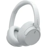 Sony WH-CH720N Noise Canceling Wireless Headphones Bluetooth Over The Ear Headset with Microphone and Alexa Built-in - White