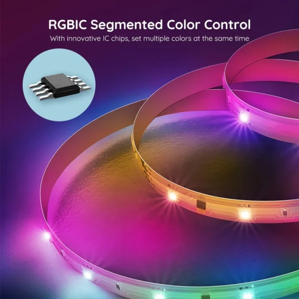 Trendy Creations TTC RGBIC Smart LED Strip Light - 5M - Image 9