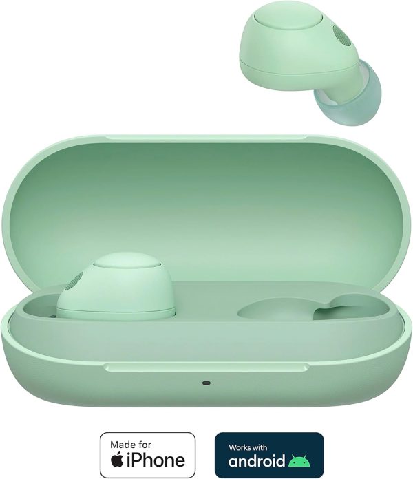 612K41nld-L._AC_SL1500_ Sony WF-C700N Truly Wireless Noise Canceling in-Ear Bluetooth Earbud Headphones with Mic and IPX4 Water Resistance - Sage Green - Image 9