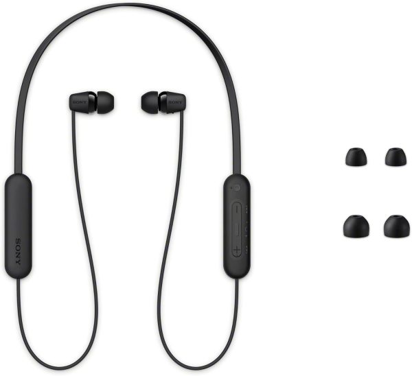 61X9midyqbL._AC_SL1500_ Sony WI-C100 Wireless in-ear Bluetooth Headphones with built-in microphone - Blue - Image 2