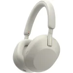 Sony WH-1000XM5 The Best Wireless Noise Canceling Headphones with Auto Noise Canceling Optimizer Crystal Clear Hands-Free Calling and Alexa Voice Control - Silver