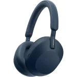 Sony WH-1000XM5 The Best Wireless Noise Canceling Headphones with Auto Noise Canceling Optimizer Crystal Clear Hands-Free Calling and Alexa Voice Control - Midnight Blue