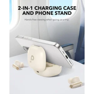Anker Soundcore P40i With Smart Nc And 2 In 1 Charging Case With Phone Stand - White - A3955H21 - OP - Image 2