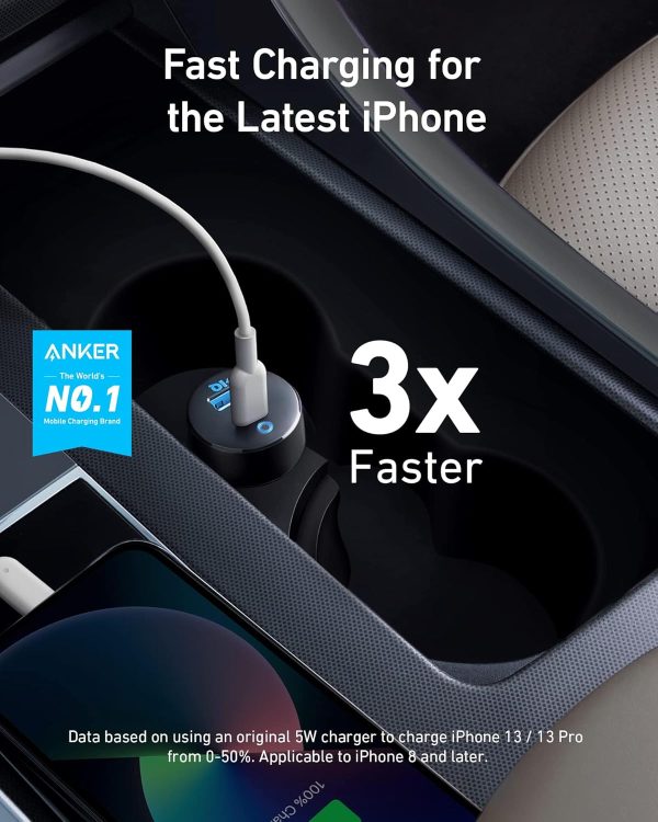 Anker 521 Car Charger 35W - Black - A2732PF1 - BIS - Image 2