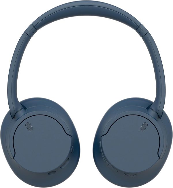Sony WH-CH720N Noise Canceling Wireless Headphones Bluetooth Over The Ear Headset with Microphone and Alexa Built-in - Blue - Image 3