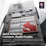 SoundPEATS Air4 Wireless Earbuds with Adaptive Active Noise Cancellation Earphones Bluetooth 5.3 Qualcomm QCC3071 aptX Lossless 6 Mics for AI-Enhanced Calls 26 Hours Battery APP Control - Transparent Black - BB - Image 5