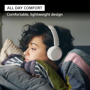 Sony WH-CH520 Wireless Headphones Bluetooth On-Ear Headset with Microphone - White - Image 5
