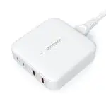 Choetech 100W GAN 4 Ports Desktop Charger – PD8008 - White - GC
