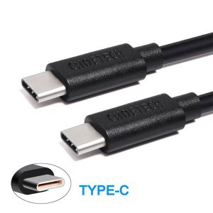 CHOETECH USB C Cable, 3A USB-C To USB-C Cable 6.6ft 2M – CC0003 - Black - GC - Image 6