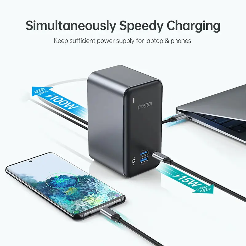 Buy Choetech Multifunction USB Docking Station in Pakistan at2