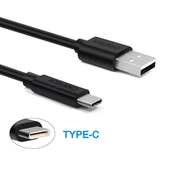 Buy-Choetech-USB-Type-C-Cable-AC0004-in-Pakista-4 Choetech USB A To Type C Cable 2.0 Fast Charging & Data Sync Cable 10ft 3M – AC0004 - Black - GC - Image 4