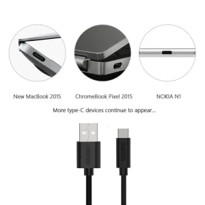 Choetech USB A To Type C Cable 2.0 Fast Charging & Data Sync Cable 10ft 3M – AC0004 - Black - GC - Image 2