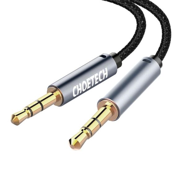 Buy-choetech-male-to-male-aux-cable-in-Pakistan-5 Choetech 3.5mm Male To Male Audio Gold Plated Aux Cable – AUX002 – Black - GC - Image 6
