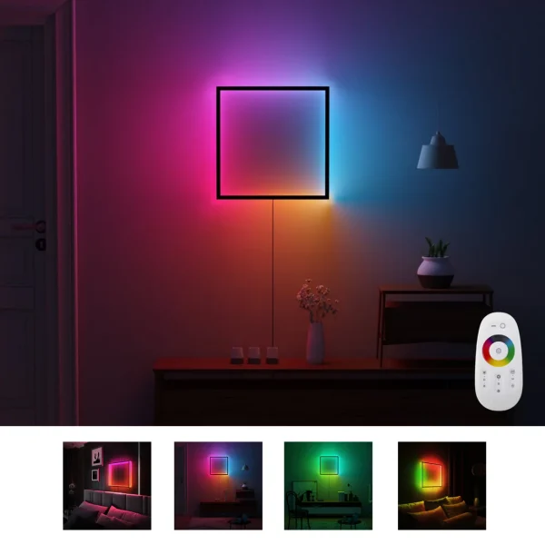 Trendy Creations Multicolour Cube Wall Lamp - Image 1