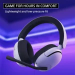 Sony INZONE WH-G500 Wireless Gaming Headset 360 Spatial Sound Works with PC PS5 28 Hour Battery 2.4Ghz Wireless and 3.5mm Audio Jack - White - Image 8