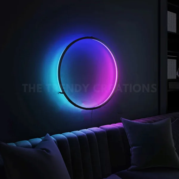 Trendy Creations Multicolour Ring Wall Lamp - Image 7
