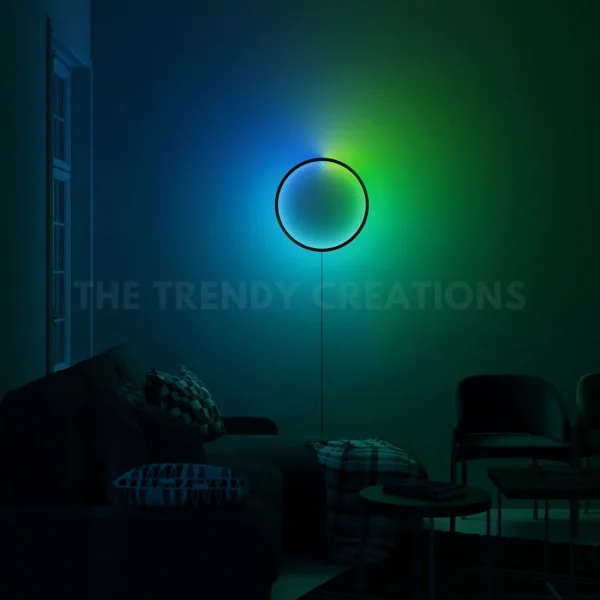 Trendy Creations Multicolour Ring Wall Lamp - Image 10