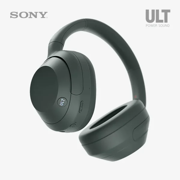 Sony WH-ULT900N Over- Head Bluetooth Noise Cancelling Headphones - Dark Olive Green - Image 2