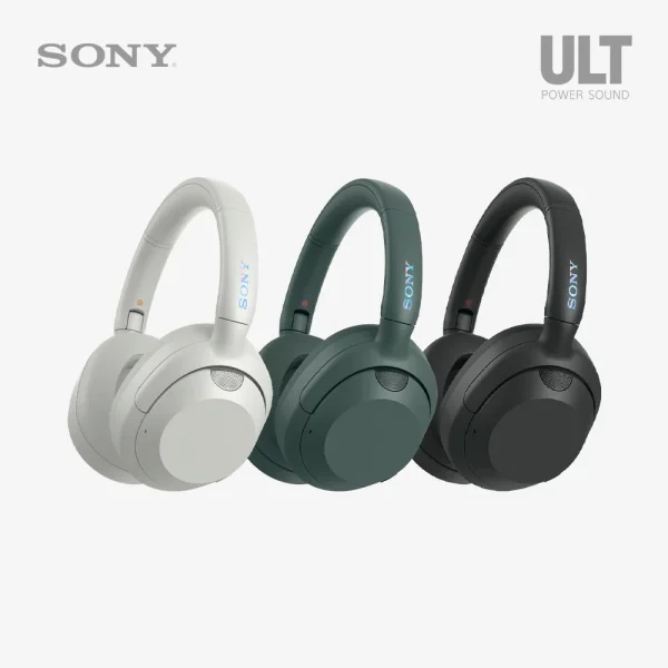 Sony WH-ULT900N Over- Head Bluetooth Noise Cancelling Headphones - White - Image 2