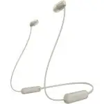 Sony WI-C100 Wireless in-ear Bluetooth Headphones with built-in microphone - Beige
