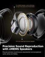 SoundPEATS Capsule 3 Pro+ Hybrid ANC LDAC Earbuds with Bluetooth 5.3 & Upto 43 Hours Playtime - Black - BB - Image 7