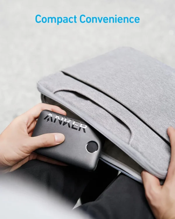 Anker 20000mAh Powerbank 22.5W Built In USB C Cable - Black - A1647H11 - OP - Image 4