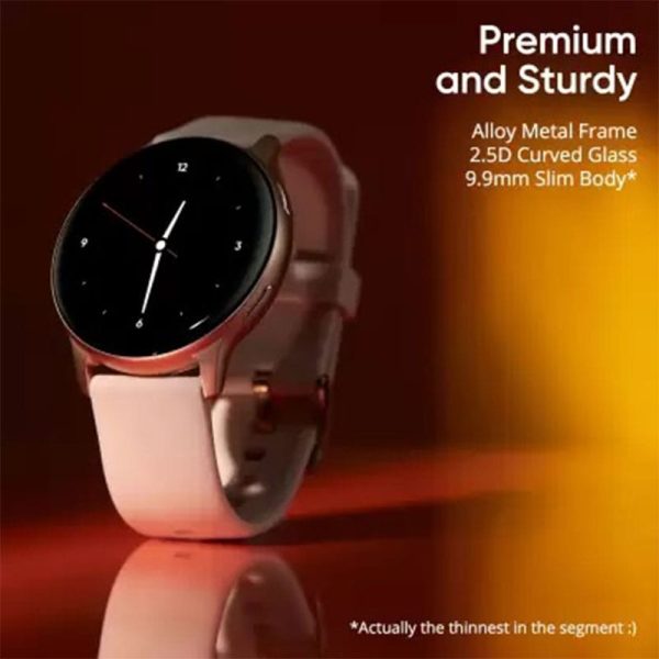 DIZO Watch R AMOLED with 45mm Dial Size - Golden Pink - GC - Image 8