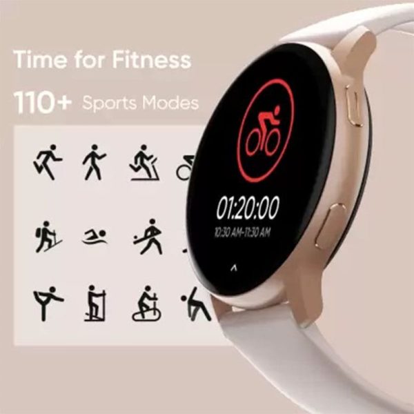 DIZO Watch R AMOLED with 45mm Dial Size - Golden Pink - GC - Image 5