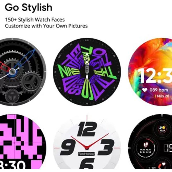 Dizo Watch R by Realme Talk Go Smart Watch - Black - GC - Image 7