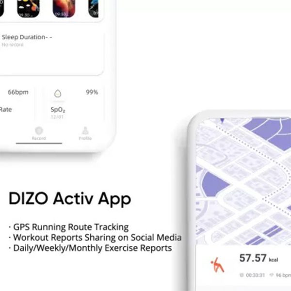 Dizo Watch R by Realme Talk Go Smart Watch - Black - GC - Image 2