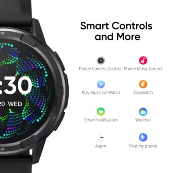 Dizo Watch R by Realme Talk Go Smart Watch - Black - GC - Image 9
