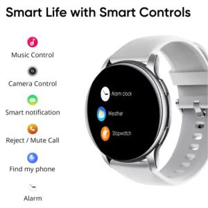 DIZO Watch R AMOLED with 45mm Dial Size - Silver Grey - GC - Image 2