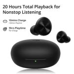 Dizo GoPods D by realme TechLife with ENC Noise Cancellation True Wireless Bluetooth Headset - Black - GC - Image 11