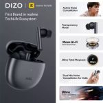 Dizo GoPods with Active Noise Cancellation by Realme TechLife - Smoky Grey - GC - Image 7