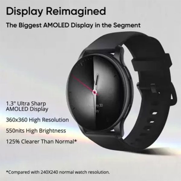 DIZO Watch R AMOLED with 45mm Dial Size - Classic Black - GC - Image 7
