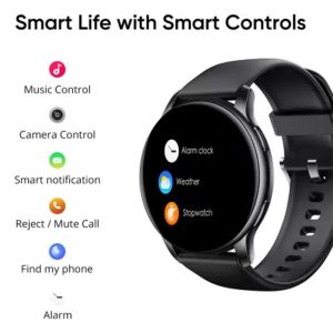 DIZO Watch R AMOLED with 45mm Dial Size - Classic Black - GC - Image 9