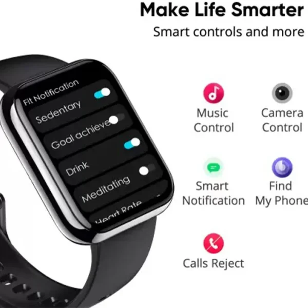 Buy-Original-DIZO-Watch-Pro-Smart-Watch-in-Pakiech-2 DIZO Watch Pro by Realme TechLife - Black - GC - Image 4
