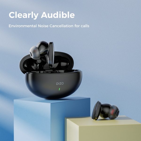 Dizo Buds Z Pop Wireless Earbuds - Black - GC - Image 7