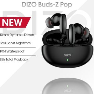Dizo Buds Z Pop Wireless Earbuds - Black - GC