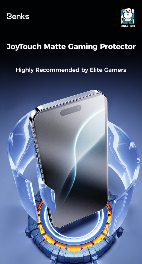 1 (3) iPhone 15 Pro Max Benks JoyTouch Matte Screen Protector - 6948005993665 - Image 9