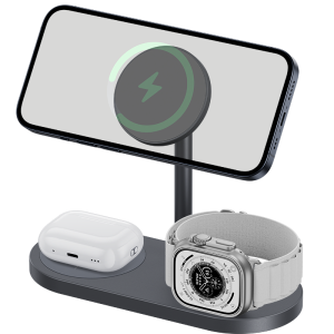 Benks W15 3 in 1 Charging Stand Tarnish - Black - 6948005997458