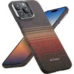 iPhone 16 Pro Pitaka Tactile Woven Case - Sunset