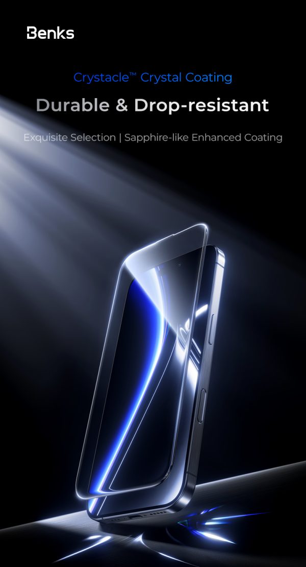 iPhone 16 Pro Max Benks GlassWarrior Sapphire Screen Protector - 6948005904500 - Image 8