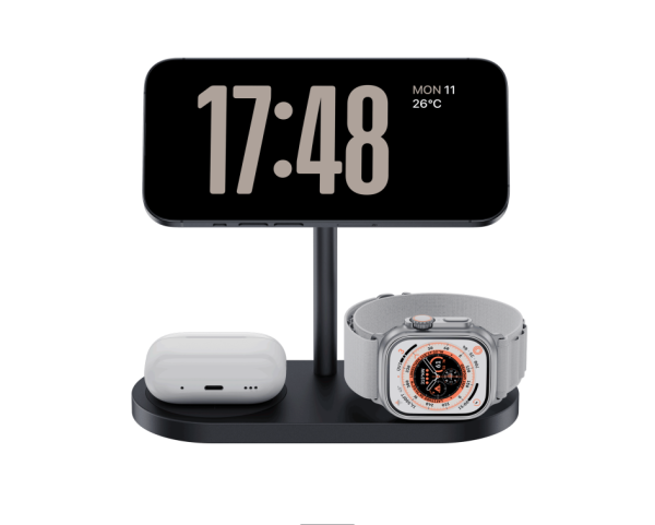 Benks W15 3 in 1 Charging Stand Tarnish - Black - 6948005997458 - Image 4