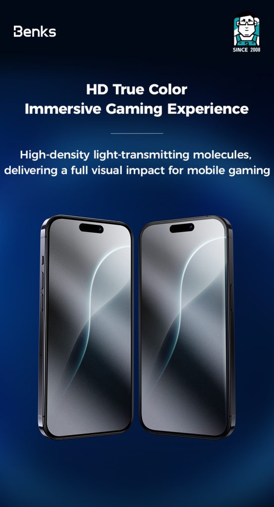 iPhone 15 Pro Max Benks JoyTouch Matte Screen Protector - 6948005993665 - Image 4